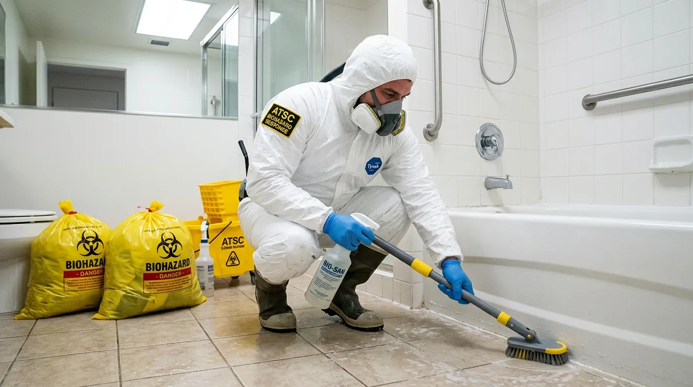 Decontamination equipment deployed for Blood Cleanup in Southold